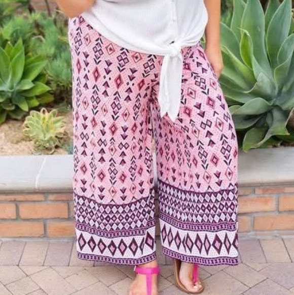 Lane Bryant Pants - Lane Bryant Pull OnColorful Wide Leg Pants Size 18/20